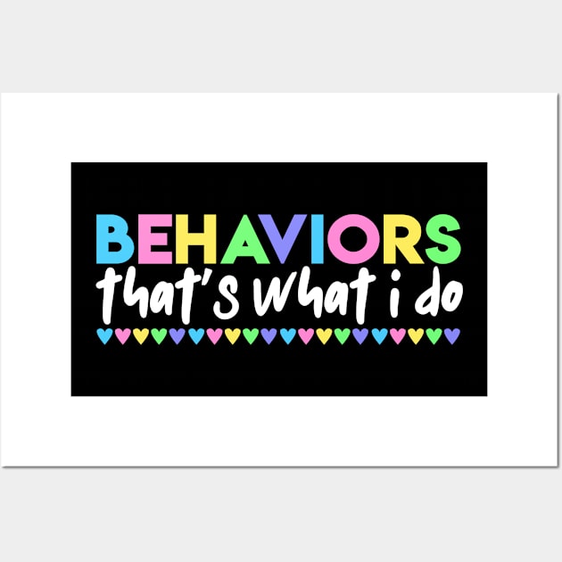 Behavior Analyst Wall Art by TheBestHumorApparel